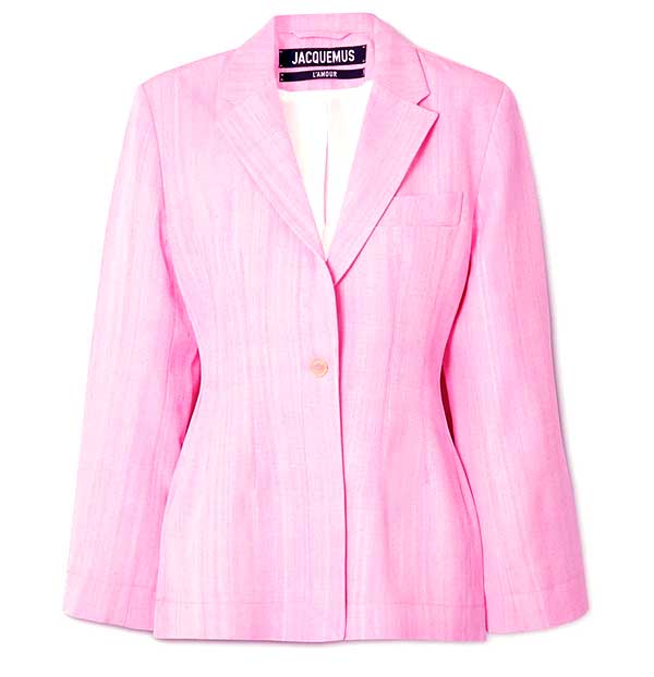 Novio woven blazer, Jacquemus